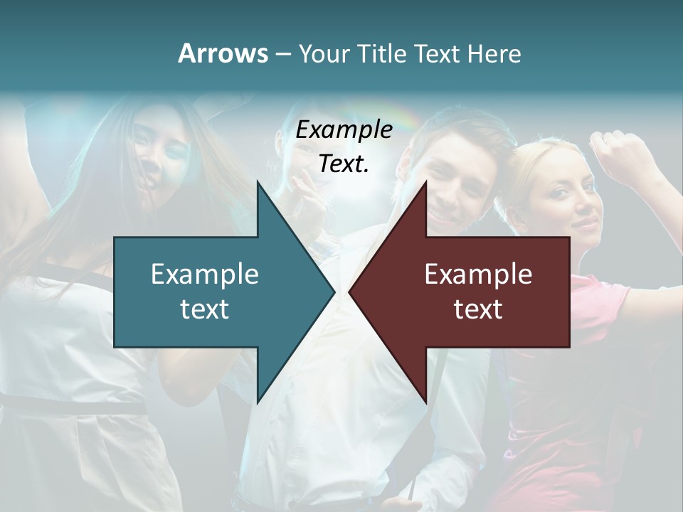 Girlfriend Nightlife Clubber PowerPoint Template