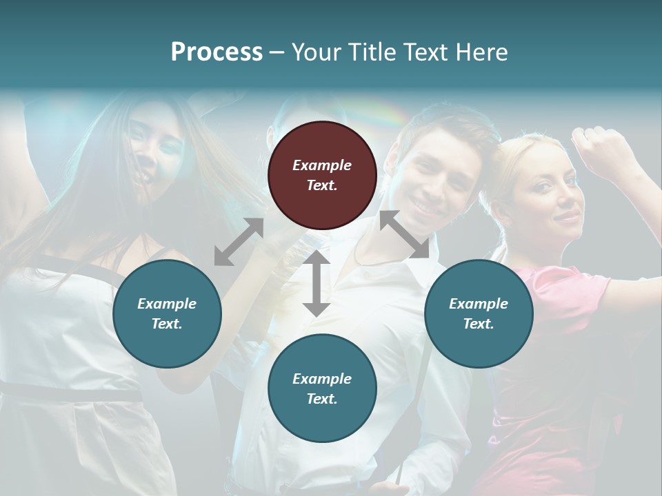 Girlfriend Nightlife Clubber PowerPoint Template