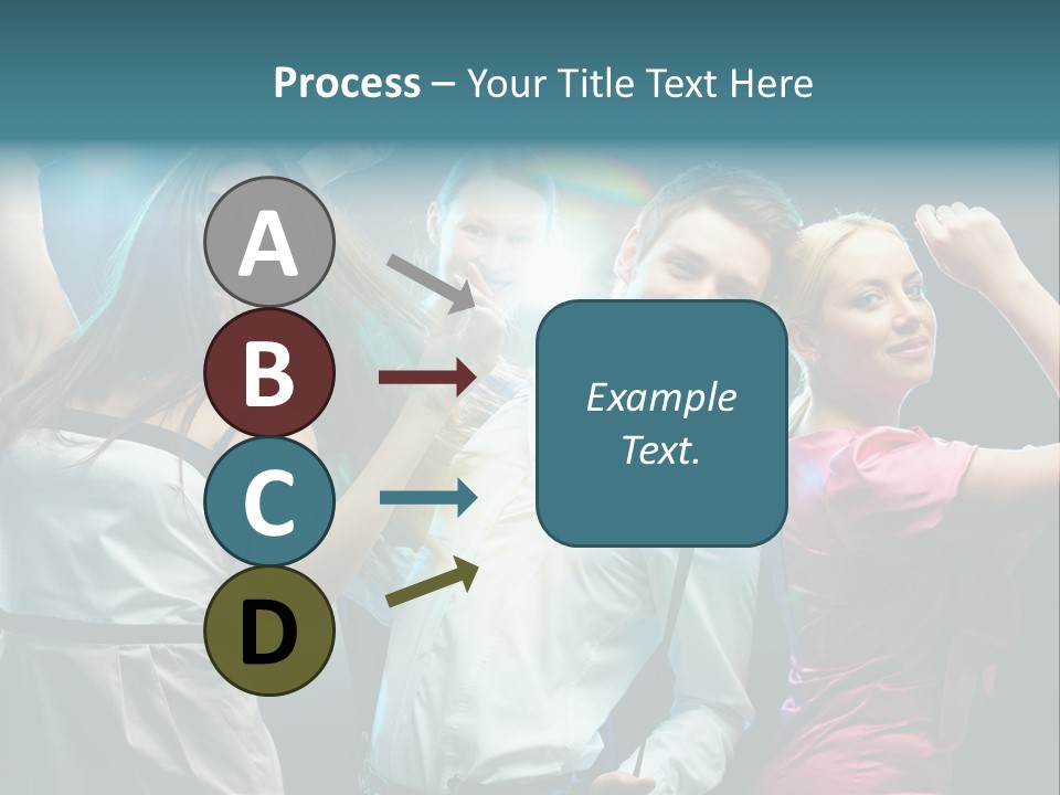 Girlfriend Nightlife Clubber PowerPoint Template