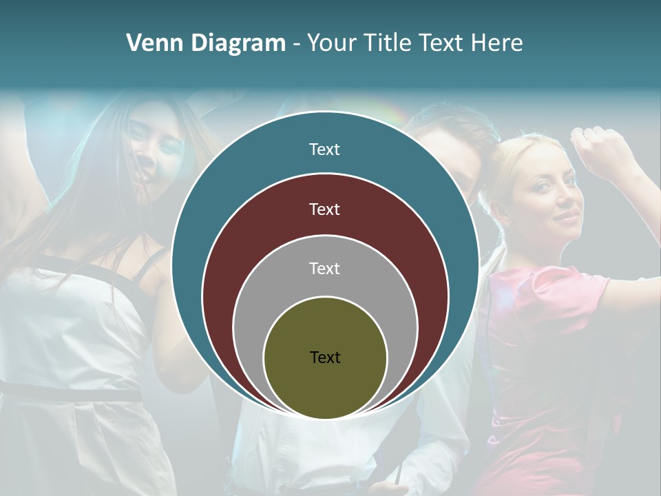 Girlfriend Nightlife Clubber PowerPoint Template