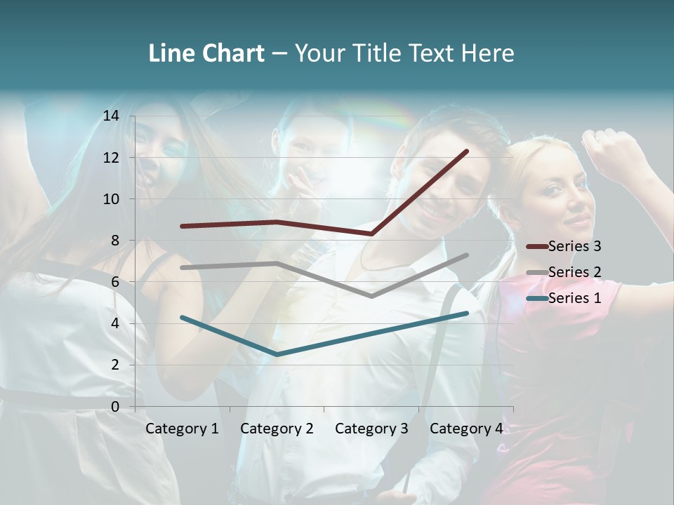 Girlfriend Nightlife Clubber PowerPoint Template