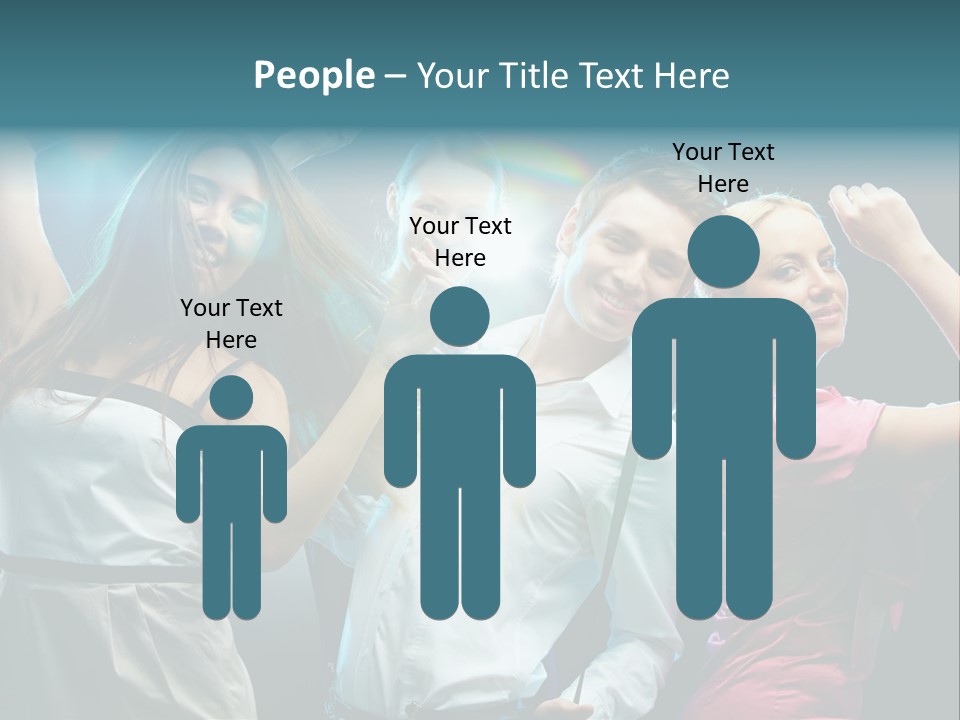 Girlfriend Nightlife Clubber PowerPoint Template