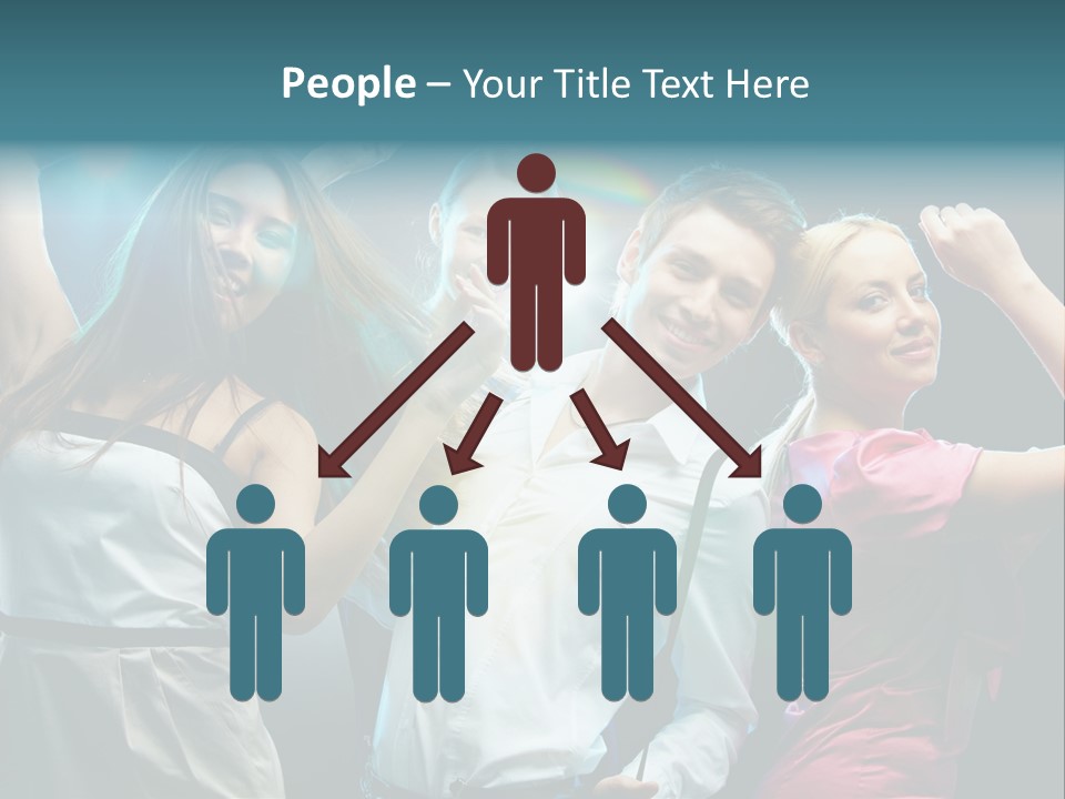 Girlfriend Nightlife Clubber PowerPoint Template