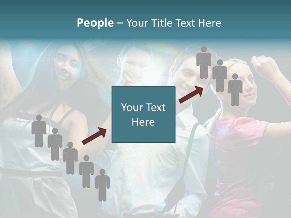 Girlfriend Nightlife Clubber PowerPoint Template