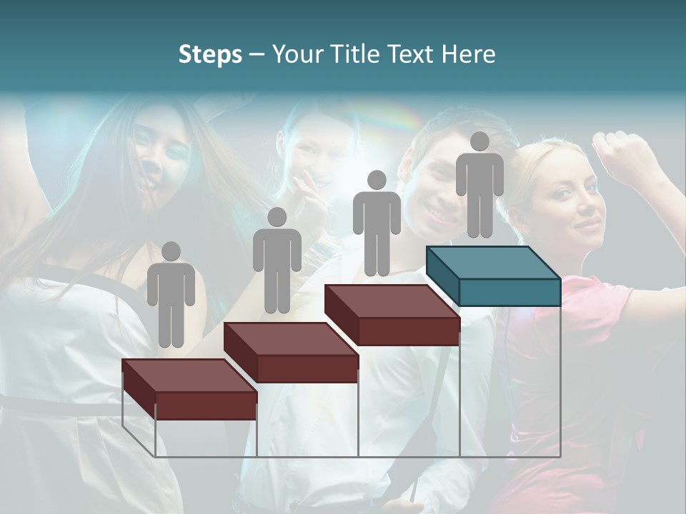 Girlfriend Nightlife Clubber PowerPoint Template