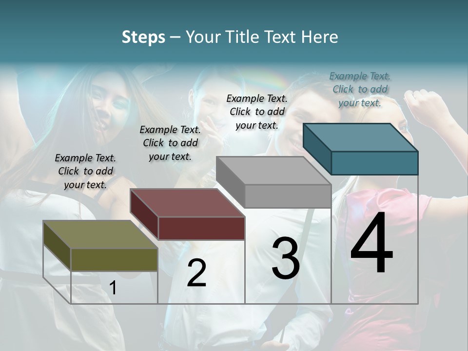Girlfriend Nightlife Clubber PowerPoint Template