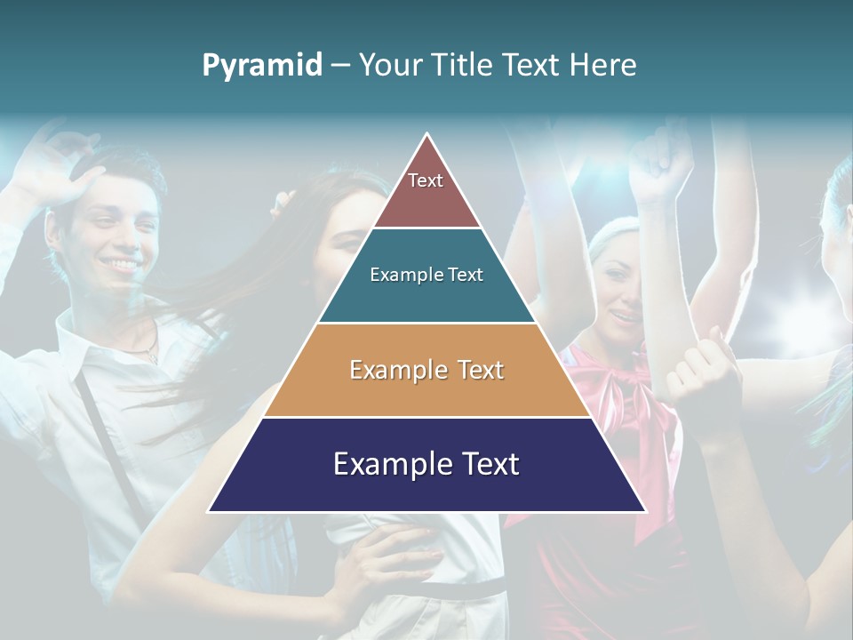 Group Moving Four PowerPoint Template