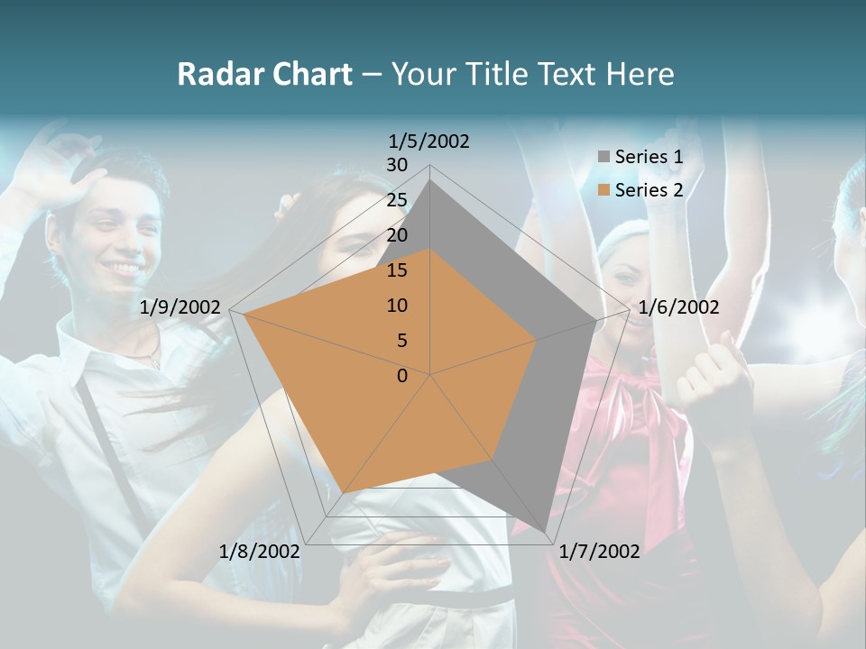 Group Moving Four PowerPoint Template