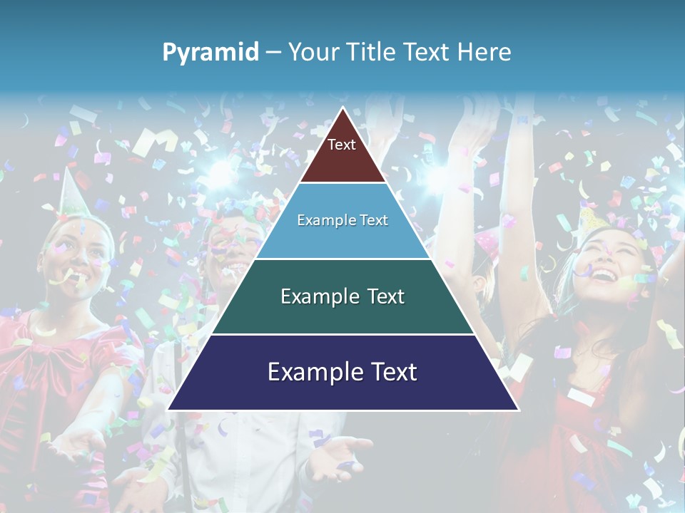 Girl Fun Confetti PowerPoint Template