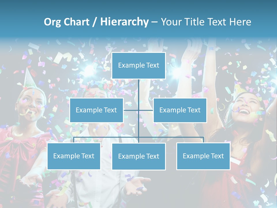 Girl Fun Confetti PowerPoint Template