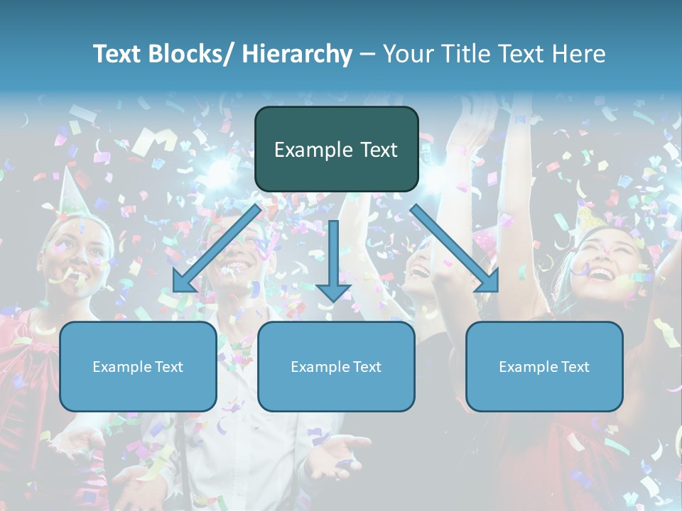 Girl Fun Confetti PowerPoint Template