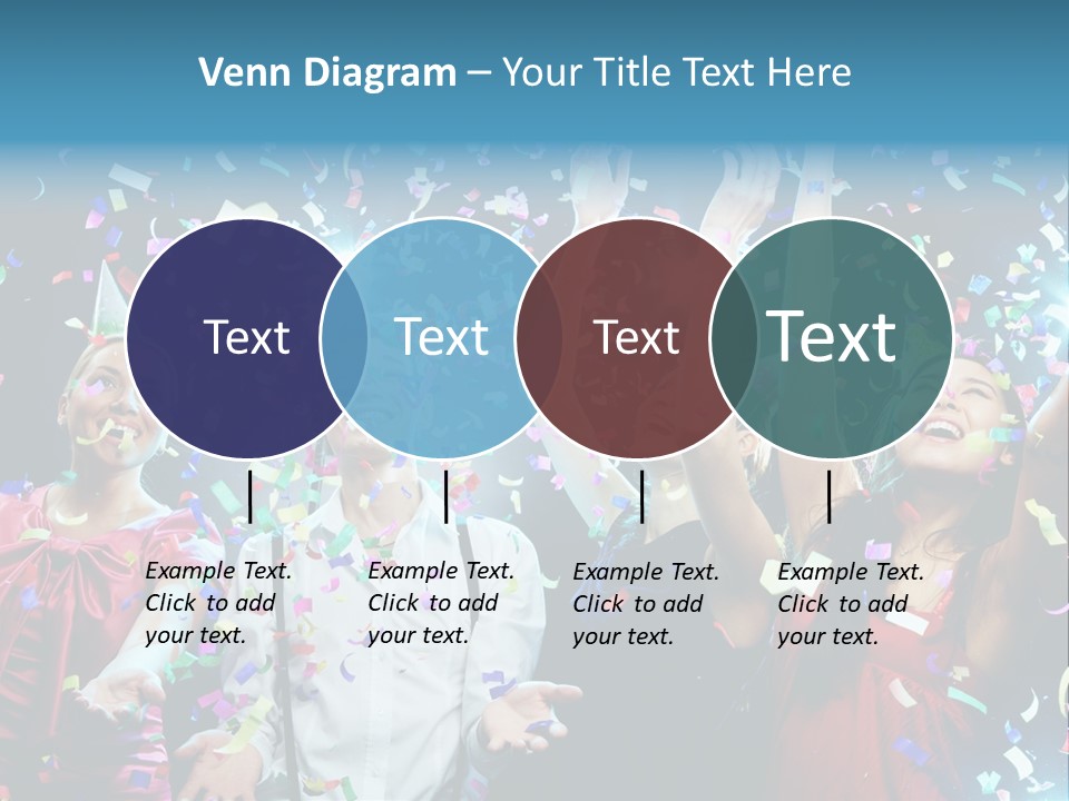 Girl Fun Confetti PowerPoint Template