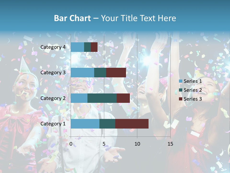 Girl Fun Confetti PowerPoint Template