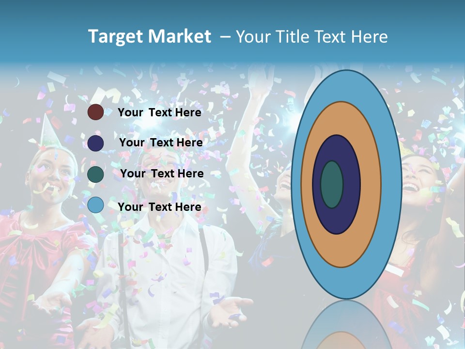 Girl Fun Confetti PowerPoint Template