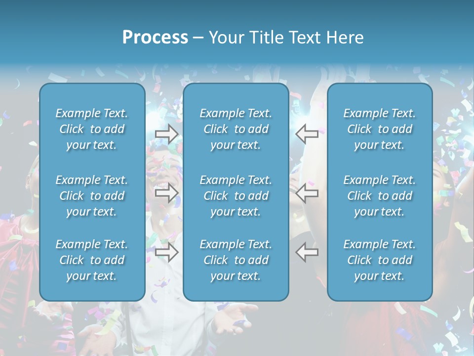 Girl Fun Confetti PowerPoint Template