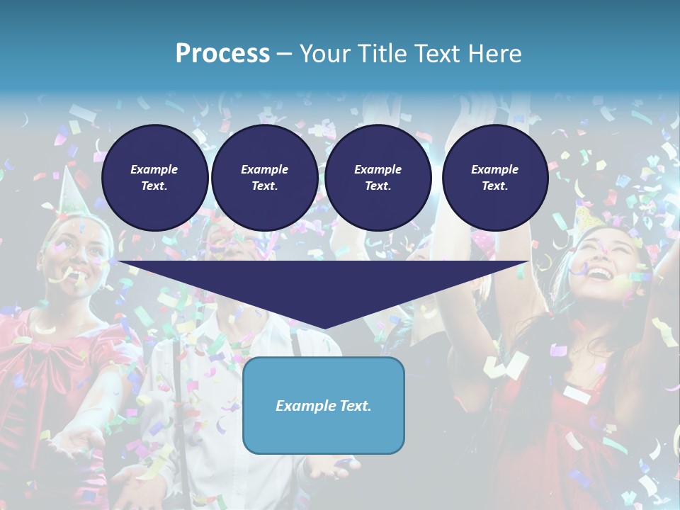 Girl Fun Confetti PowerPoint Template