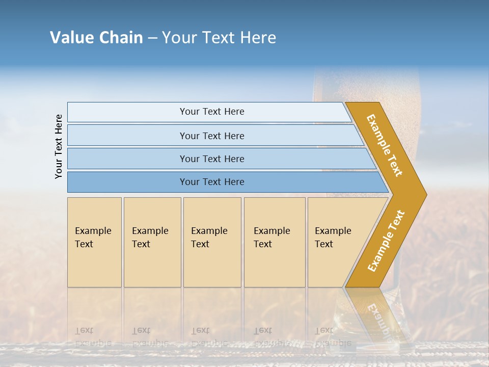 Alcohol Draught Head PowerPoint Template