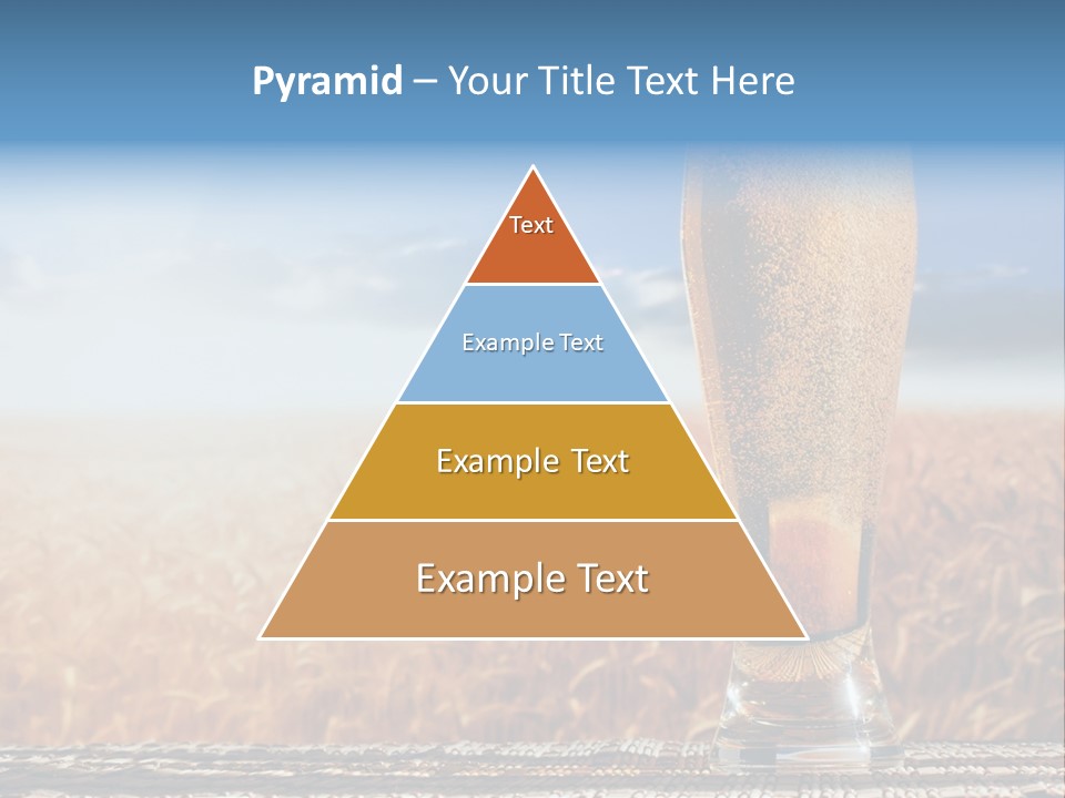 Alcohol Draught Head PowerPoint Template