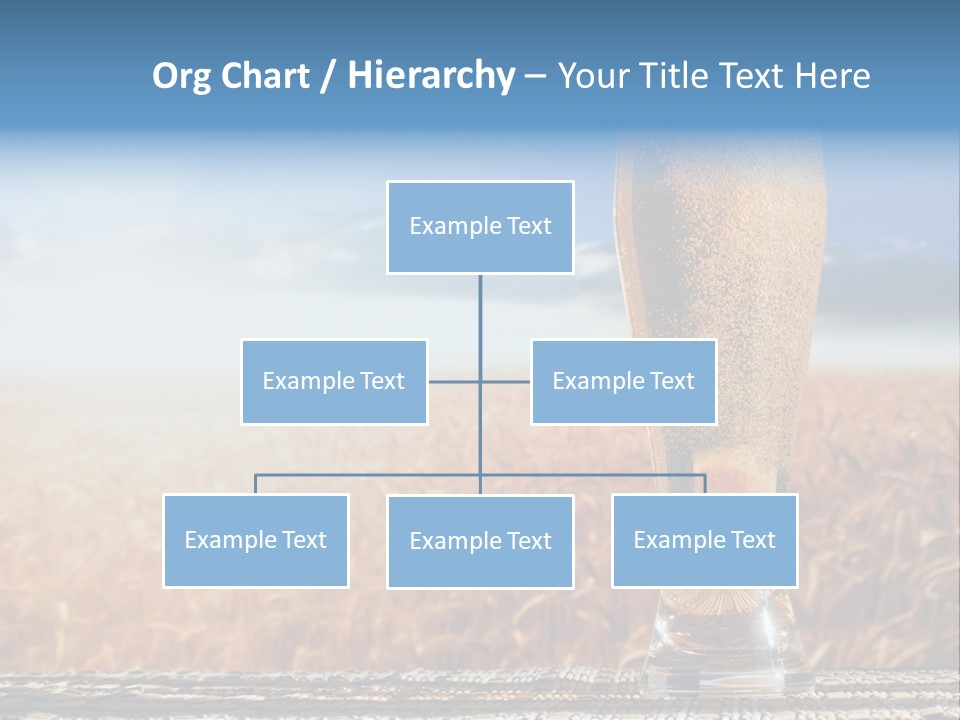 Alcohol Draught Head PowerPoint Template