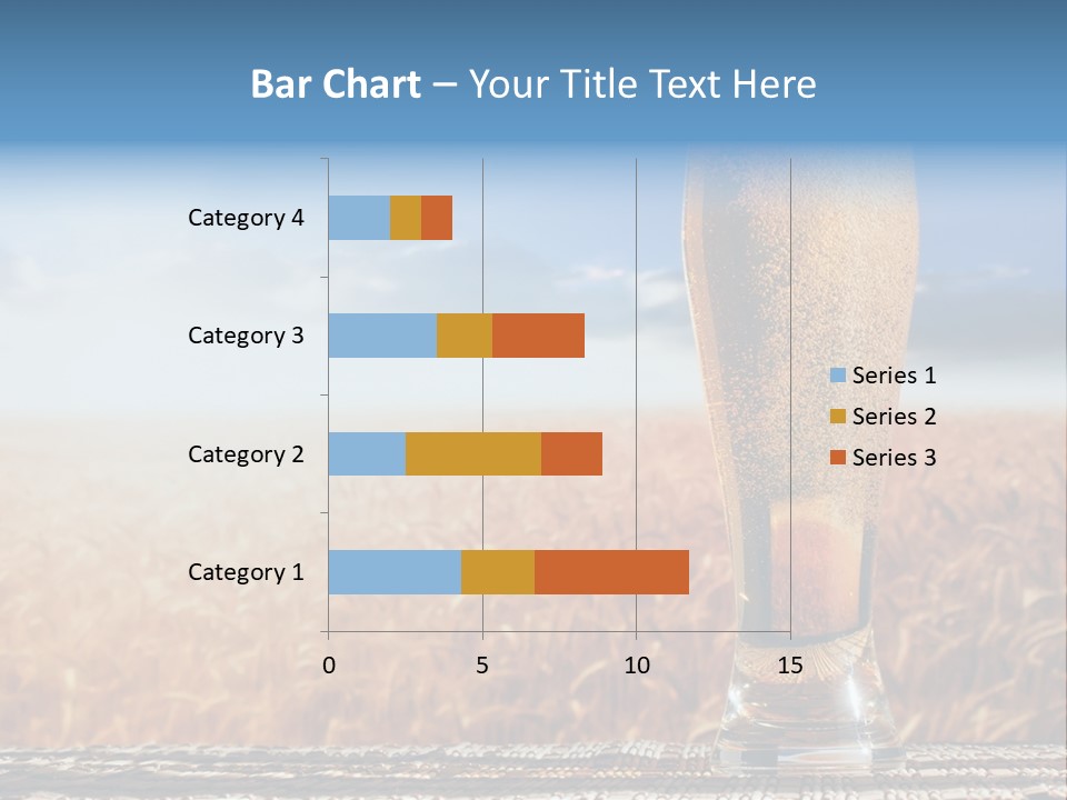 Alcohol Draught Head PowerPoint Template