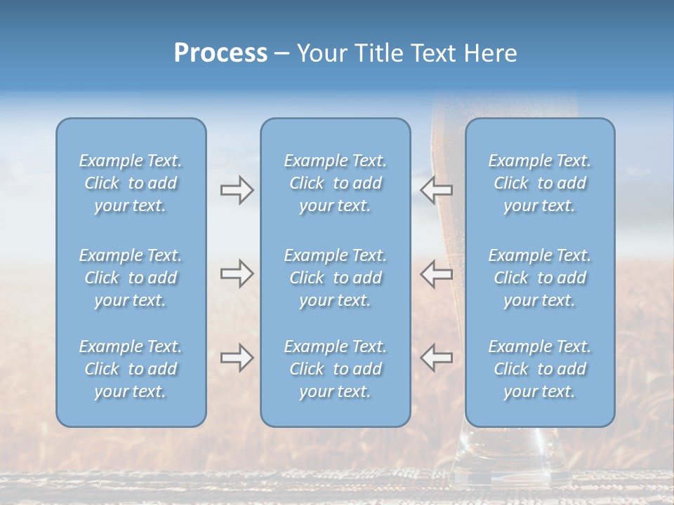 Alcohol Draught Head PowerPoint Template