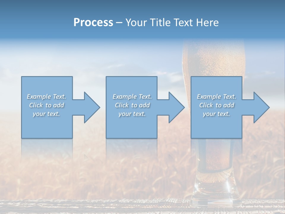 Alcohol Draught Head PowerPoint Template