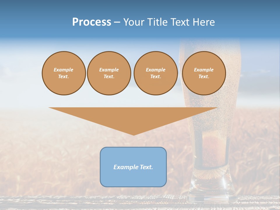 Alcohol Draught Head PowerPoint Template