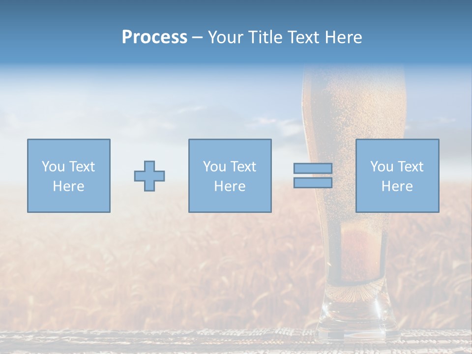 Alcohol Draught Head PowerPoint Template