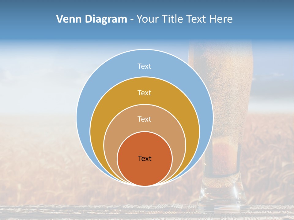 Alcohol Draught Head PowerPoint Template