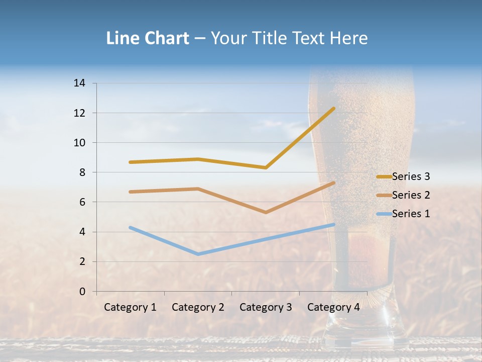 Alcohol Draught Head PowerPoint Template