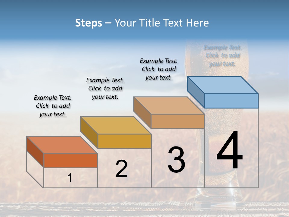 Alcohol Draught Head PowerPoint Template