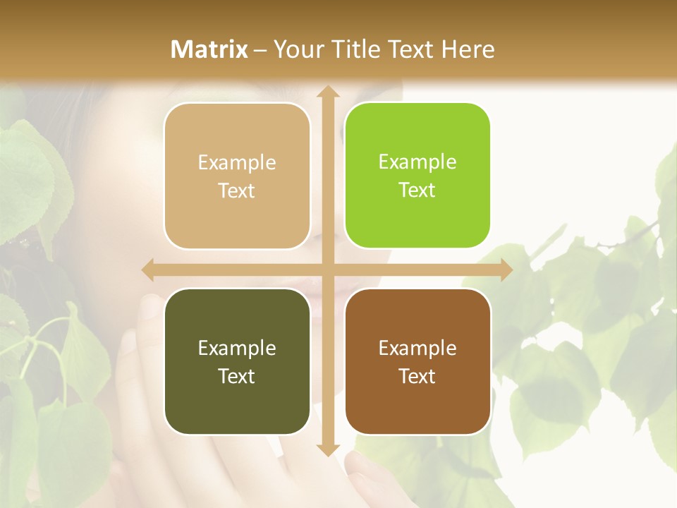 Youth Art Portrait PowerPoint Template