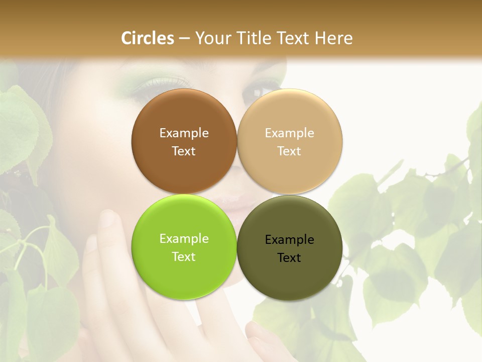 Youth Art Portrait PowerPoint Template