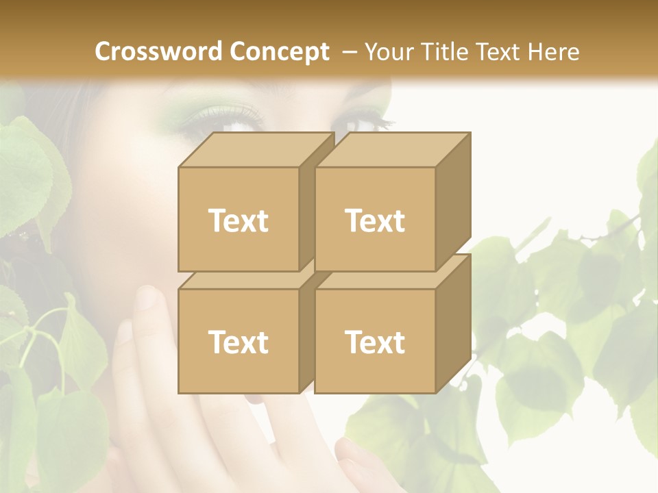 Youth Art Portrait PowerPoint Template