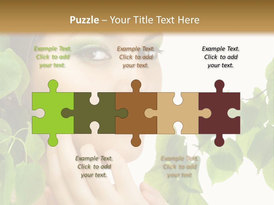 Youth Art Portrait PowerPoint Template