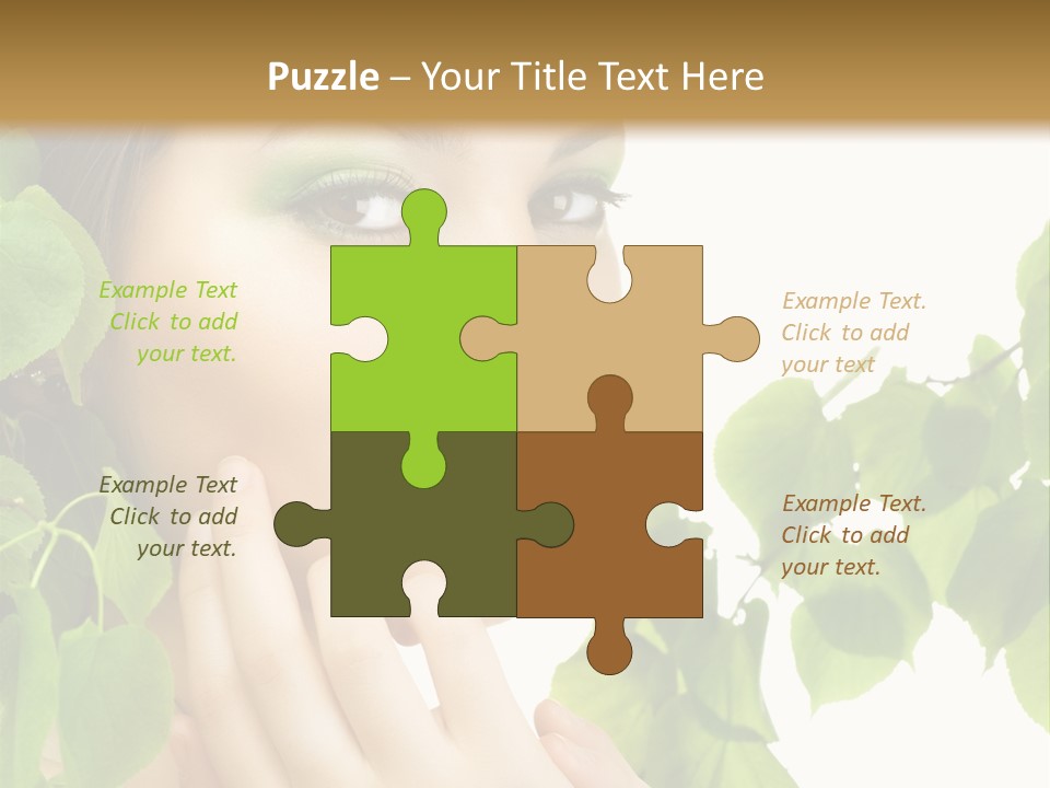 Youth Art Portrait PowerPoint Template