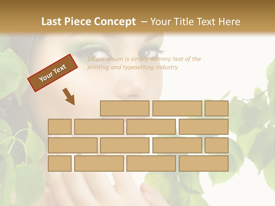 Youth Art Portrait PowerPoint Template