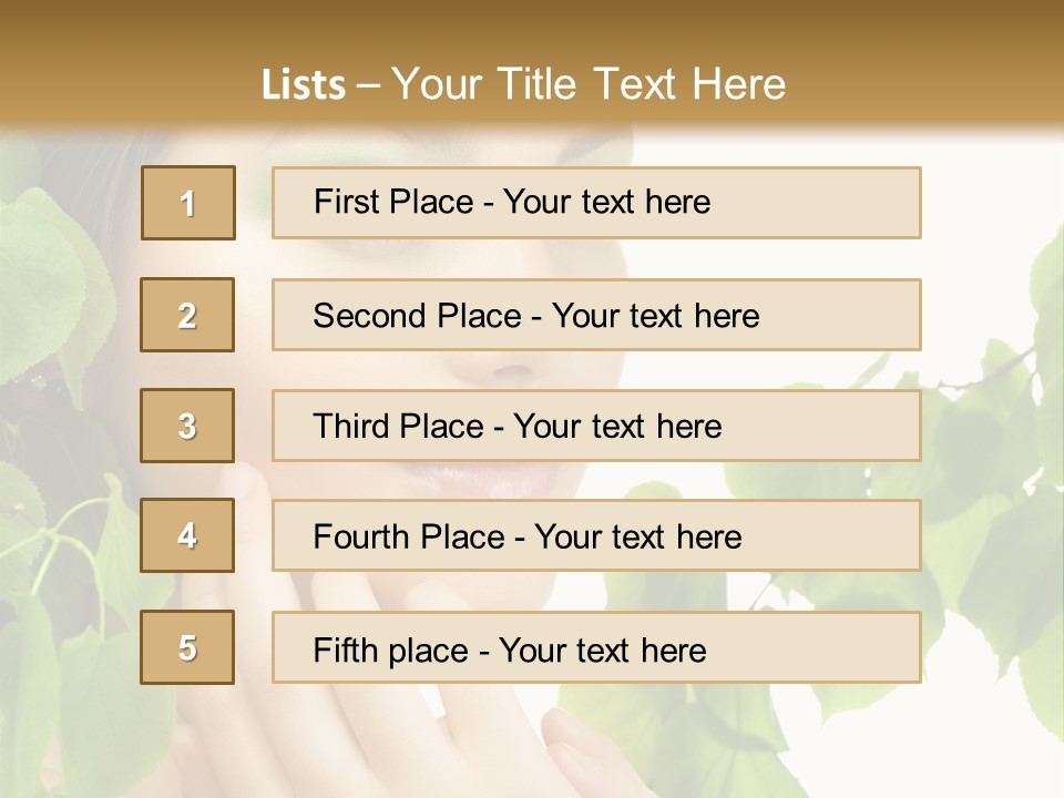 Youth Art Portrait PowerPoint Template