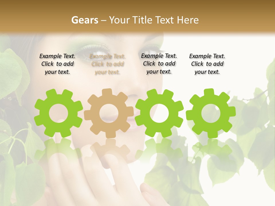 Youth Art Portrait PowerPoint Template