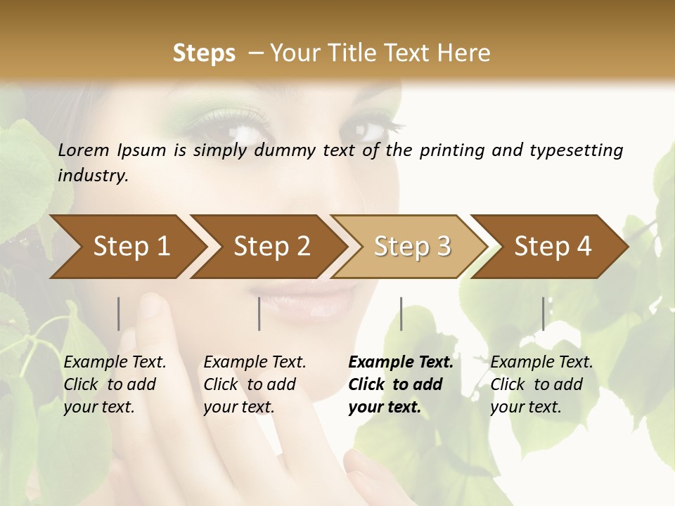 Youth Art Portrait PowerPoint Template