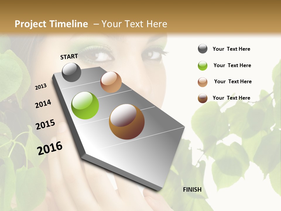 Youth Art Portrait PowerPoint Template