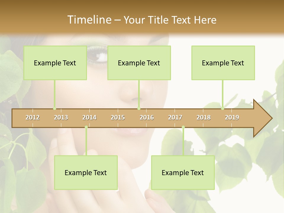Youth Art Portrait PowerPoint Template