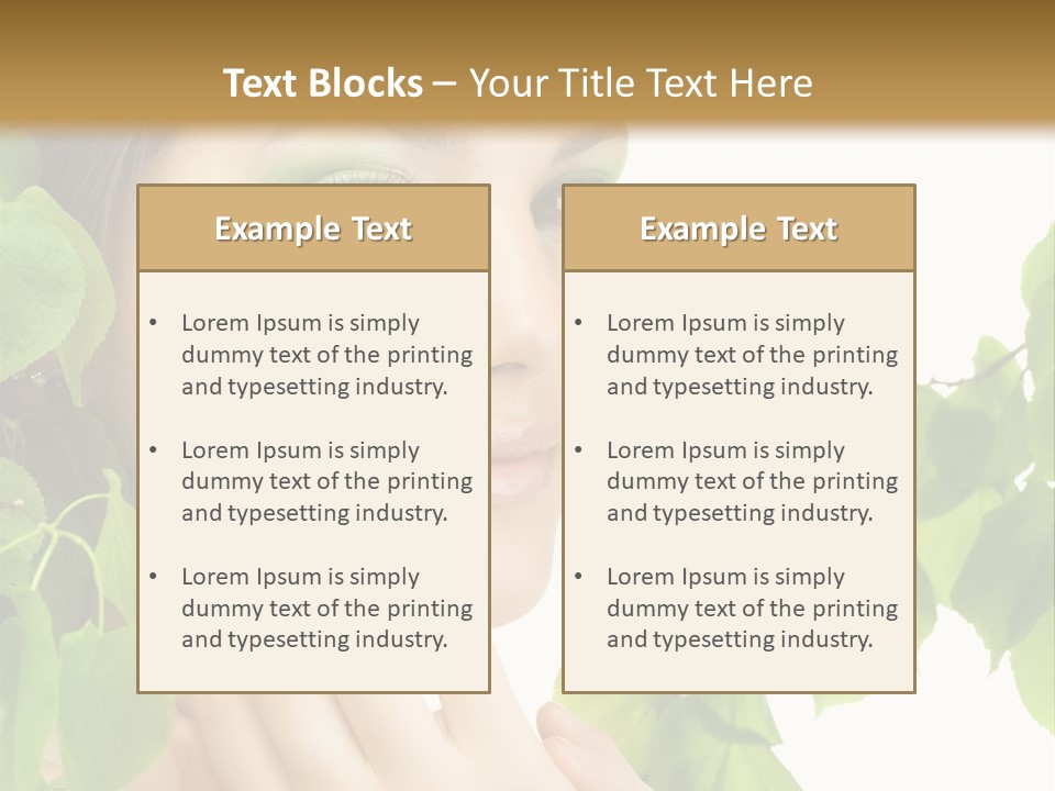 Youth Art Portrait PowerPoint Template