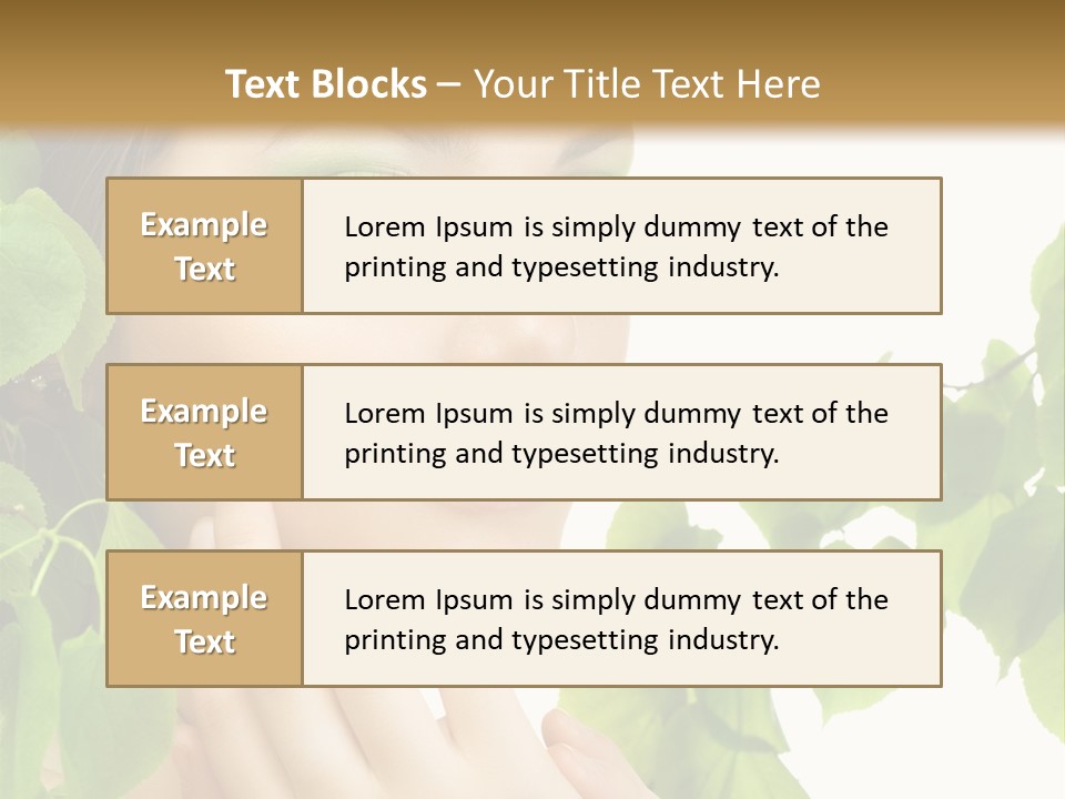Youth Art Portrait PowerPoint Template