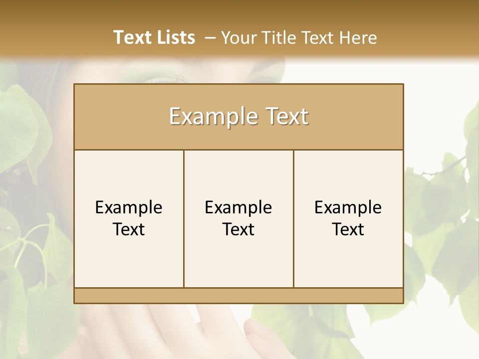 Youth Art Portrait PowerPoint Template
