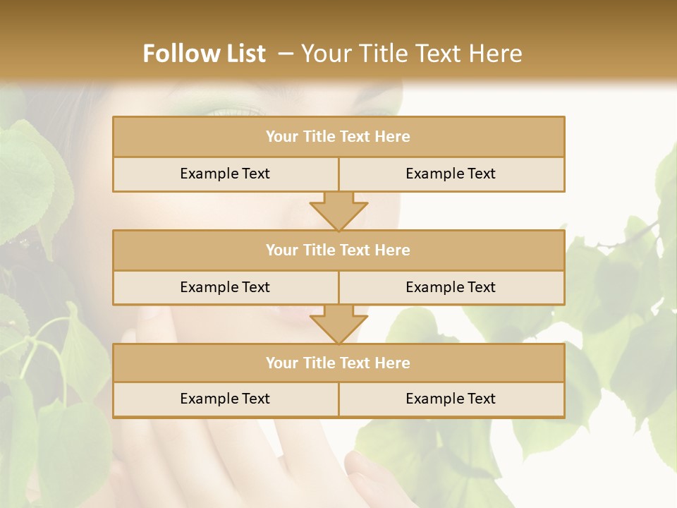 Youth Art Portrait PowerPoint Template