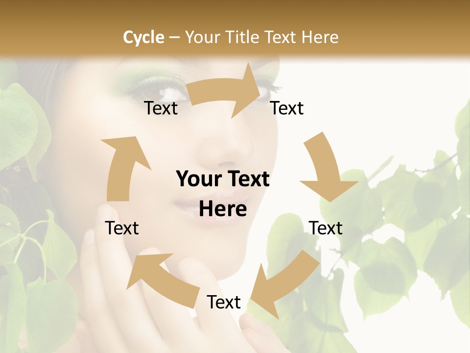 Youth Art Portrait PowerPoint Template