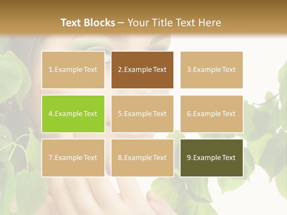 Youth Art Portrait PowerPoint Template