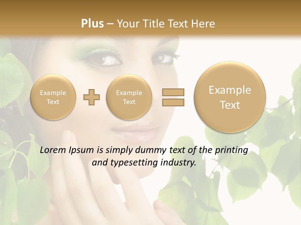 Youth Art Portrait PowerPoint Template