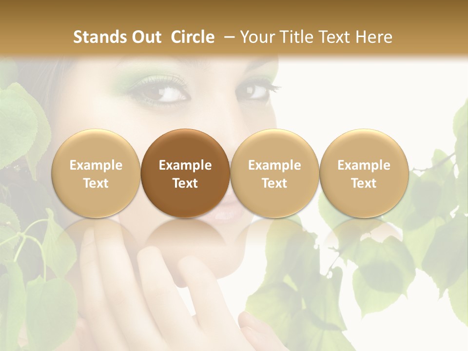 Youth Art Portrait PowerPoint Template